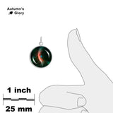 Zeta Ophiuchi Bow Shock in the Constellation Ophiuchus Space 3/4" Charm for Petite Pendant or Bracelet in Silver Tone