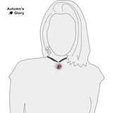 Anna's Hummingbird Bird Photo 1" Pendant Necklace in Silver Tone