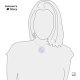 Behavior Is the Mirror in Which Everyone Shows Their Image Goethe Quote 1" Pendant Necklace in Silver Tone