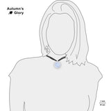 Behavior Is the Mirror in Which Everyone Shows Their Image Goethe Quote 1" Pendant Necklace in Silver Tone