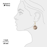 Charon Moon of Dwarf Planet Pluto Solar System Dangle Earrings w/ 3/4" Charms in Silver Tone or Gold Tone