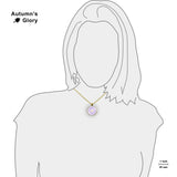 Dreams Are True While They Last, and Do We Not Live in ... Tennyson Quote 1" Pendant Necklace in Gold Tone