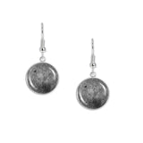 The Far Side (or Dark Side) of Moon of Earth Solar System Dangle Earrings w/ 3/4" Charms in Silver Tone or Gold Tone