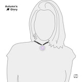 Friendship Is the Shadow of the Evening, Which ... Fontaine Quote 1" Pendant Necklace in Silver Tone
