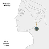 A Midsummer Night's Dream Hermia & Lysander Simmons Painting Dangle Earrings w/ 3/4" Art Print Charms in Silver Tone or Gold Tone