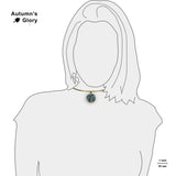 A Midsummer Night's Dream Hermia & Lysander Simmons Art Painting 1" Pendant Necklace in Gold Tone