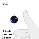 Libra Constellation Illustration 3/4" Charm for Petite Pendant or Bracelet in Silver Tone