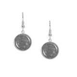 Planet Mercury Solar System Space Dangle Earrings w/ 3/4" Charms in Silver Tone or Gold Tone