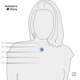 Planet Neptune Solar System Space 3/4" Charm for Petite Pendant or Bracelet in Silver Tone