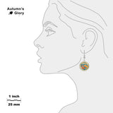 Pisces the Fish Astrological Sign in the Zodiac Illustration Dangle Earrings w/ 3/4" Charms in Silver Tone or Gold Tone