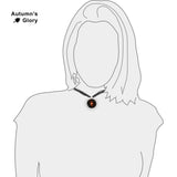 Red Spider Nebula in the Constellation Sagittarius Space 1" Pendant Necklace in Silver Tone