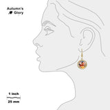 Sagittarius the Centaur & Archer Astrological Sign in the Zodiac Illustration Dangle Earrings w/ 3/4" Charms in Silver Tone or Gold Tone
