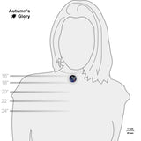 Sagittarius Constellation Illustration 1" Space Pendant Necklace in Silver Tone
