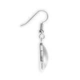 Space Snowball Enceladus Moon of Planet Saturn Solar System Dangle Earrings w/ 3/4" Charms in Silver Tone or Gold Tone