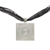 Crab Nebula Supernova Remnant 1" Pendant Necklace in Silver Tone