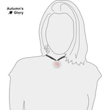 The Meeting of Two Personalities Is Like ... Jung Quote Heart Swirl 1" Pendant Necklace Silver Tone