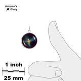 Fairy Nebula or Bird Nebula Constellation Sagittarius Space 3/4" Charm for Petite Pendant or Bracelet in Silver Tone