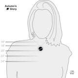 Twin Jet Nebula in the Constellation Ophiuchus Space 1" Pendant Necklace in Silver Tone