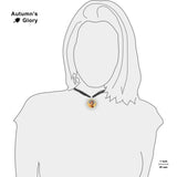 Virgo the Virgin Astrological Sign in the Zodiac Illustration 1" Pendant Necklace in Silver Tone